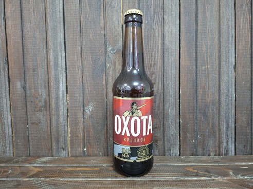 Охота крепкая 0.45л 8.1% стекло