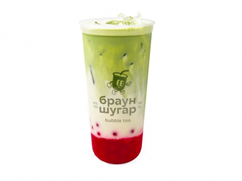 Bubble tea Клубника-кокос Матча 500мл